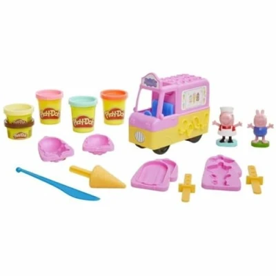 Imagen de Play Doh Camión de Helados Peppa Pig Figuras y George 5 Botes