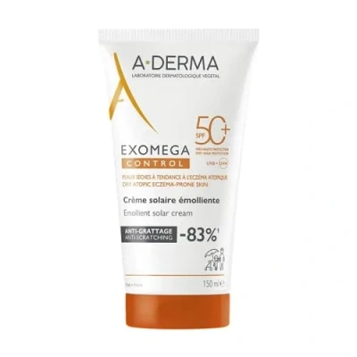 Imagen de A derma exomega control crema solar emoliente spf 50+ 150 ml