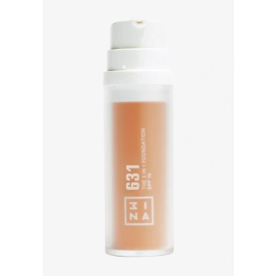 Imagen de 3INA MAKEUP The 3 in 1 Foundation 631 Base de Maquillaje Medio con Subtono Rosa en Primer y Corrector SPF 15 Vitamina C Vegan Cruelty Free