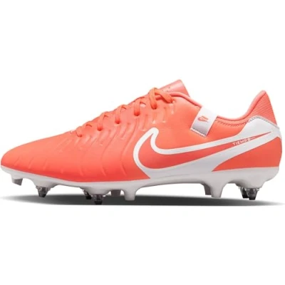 Imagen de Nike Performance Tiempo Legend 10 Academy SG Botas de fútbol con tacos, Talla: 41, Hot lava white Zapatos