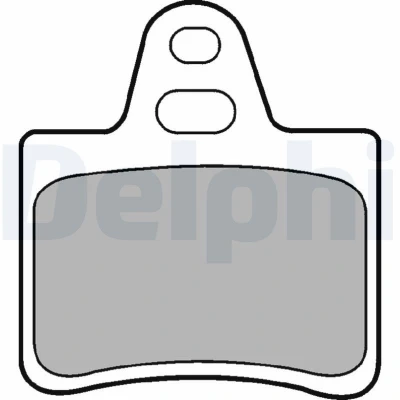 Imagen de DELPHI LP655 Juego de pastillas freno no preparado para indicador desgaste sin chapa antichirridos accesorios CITROËN: Xantia Hatchback