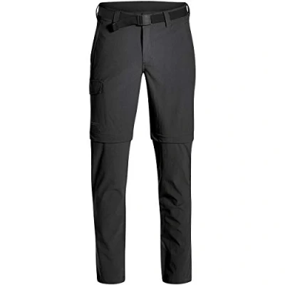 Imagen de Maier Sports Pantalones para Hombre torid Slim Zip, Primavera/Verano, Hombre, Color Negro Negro, tamaño 54