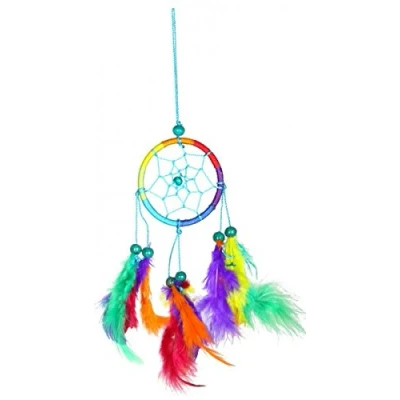 Imagen de vendo Atrapasueños Arco Iris (Dreamcatcher) diámetro: 6 cm