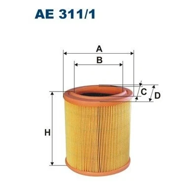 Imagen de Filtro de aire FILTRON AE311/1