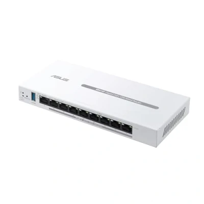 Imagen de ASUS ExpertWifi EBG19P Router con Cable Gigabit PoE de 8 Puertos + VPN, 123 W, fácil gestión centralizada la aplicación ExpertWiFi, Firewall 7 Capas