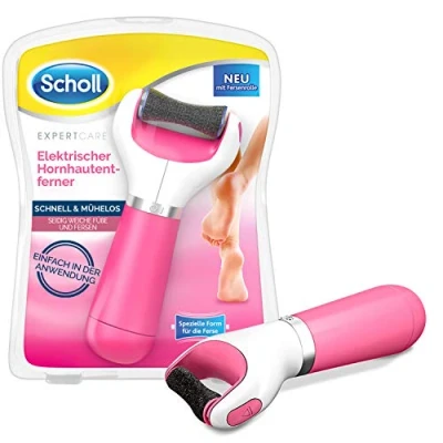 Imagen de Scholl Velvet Smooth Quitacallos eléctrico, Madera de haya, Express Pedi Con rodillo extra fuerte para resultados precisos, 200 g. Empaque exterior puede variar.