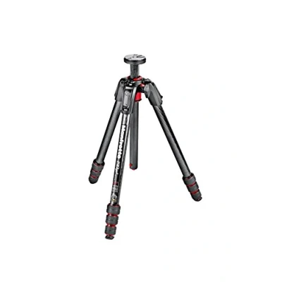 Imagen de Manfrotto 190Go! Trípode de Fibra Carbono 4 Secciones, Color Negro
