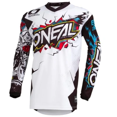 Imagen de Oneal Element Villain Jersey Juvenil Motocross (White,S)