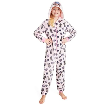 Imagen de L.O.L. Surprise! Pijama Niña de Una Pieza, Unicornio con Muñecas LOL OMG, Invierno Forro Polar, Regalos Unicornios para Niñas (Rosa, 5 6 Años)