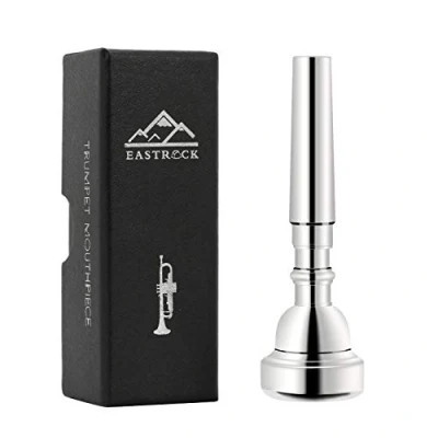 Imagen de EastRock Boquilla de trompeta 7C chapada en plata, accesorios para instrumentos trompeta, empaquetados al vacío