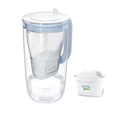 Imagen de Brita Jarra filtrante estilo XL gris (3,6 l) INCL 1 cartucho filtro agua grifo MAXTRA Pro All in reducido PFAS*, piedra caliza, cloro, algunas impurezas y metales indicador Tiempo volumen