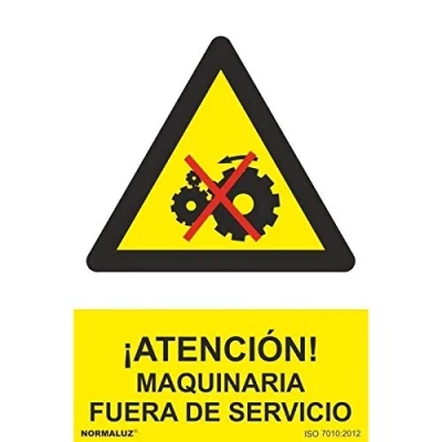 Imagen de Señal ¡Atención! Maquinaria Fuera de Servicio SEKURECO