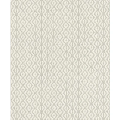 Imagen de Rasch Beachhouse 410679 Papel pintado no tejido con diseño mediterráneo Ikat en gris y blanco aspecto textil, colección