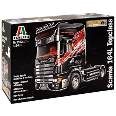 Imagen de Italeri 1:24 Scania 164L Topclass, Color Cromado (3922)