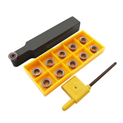 Imagen de ASZLBYM 11 piezas RPMT10T3 MOE R5 insertos de fresado carburo indexable cortador hoja con 5/8&quot; SRDPN1616H10 portaherramientas herramientas corte