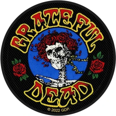 Imagen de Grateful Dead Parche vintage con sello Bertha de 9 cm diámetro