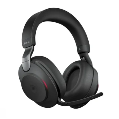Imagen de Jabra Evolve2 85 Auriculares Inalámbricos Estéreo con Cancelación de Ruido Certificados para Microsoft Teams Batería Larga Duración Adaptador Bluetooth USB C Negro