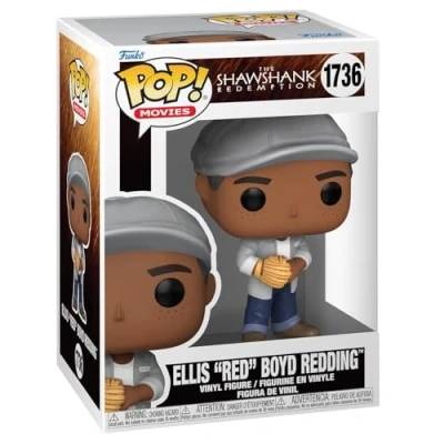 Imagen de Funko Pop! Movies: SR Ellis Boyd ‘Red’ Redding &#039;Red&#039; Shawshank Redemption Figura de Vinilo Coleccionable Idea Regalo Mercancia Oficial Juguetes para Niños y Adultos