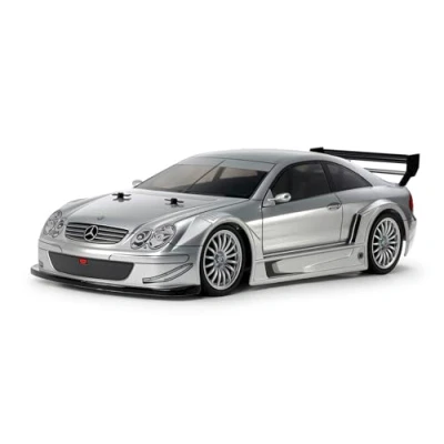Imagen de Tamiya 47493 1:10 RC MB CLK AMG 2002 TT 02 Pintado Plata Coche radiocontrol, vehiculo RC, modelismo, Kit para Montar, Hobby, Manualidades, modelismo