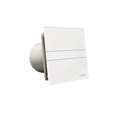 Imagen de CATA e 100 GT Modelo baño silencioso Serie Glass Bajo Consumo Ventilador Extractores de aire Alta Eficiencia Energética, 8 W, 230 V, Cristal Blanco