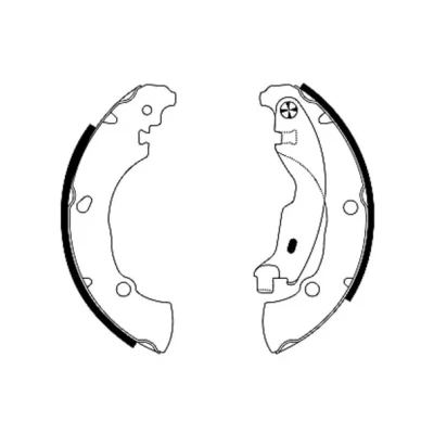 Imagen de TEXTAR 91053600 Zapatas de freno 203,2 39 con palanca mano FIAT: Brava Hatchback