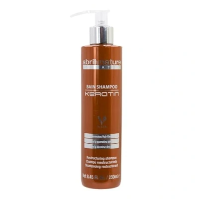 Imagen de abril et nature Champú Profesional de Peluquería Keratin Repara y Reestructura Cabellos Naturales Apagados Acción Ultra Rápida Tratamiento Fortalecedor con Queratina 250 ml