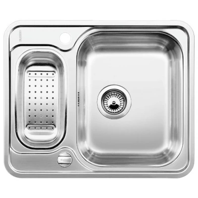 Imagen de Blanco 516676 Fregadero de cocina acero inoxidable, 60 cm Unterschrank (ohne Abtropffläche)