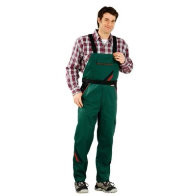 Imagen de Planam Peto para hombre, color verde/negro/rojo, talla inglesa: 29w x regular