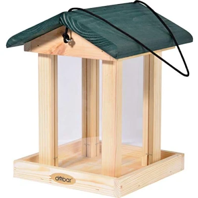 Imagen de dobar Comedero de Madera FSC para pájaros, Verde