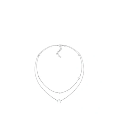 Imagen de Elli Choker Astro Layer LOOK Collar, Mujer, Talla: 36, Silber