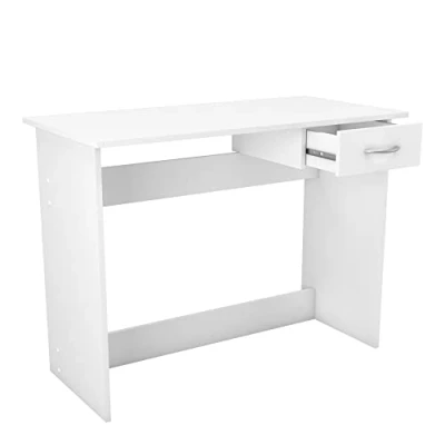 Imagen de Demeyere Escritorio Mesa De Estudio Juvenil 100 Cm, Blanco, Para Ordenador, Habitación Infantil