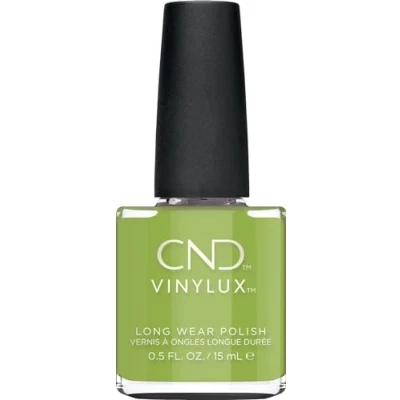 Imagen de CND Esmalte de uñas Vinylux Meadow Glow n.º 470 verde resistente a los arañazos y secado rápido Gleam &amp; Collection Original