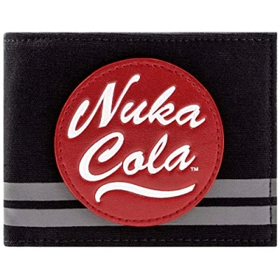 Imagen de Fallout Nuka Cola Thirst Zapper Vault Boy Thumbs Up Billetera/Cartera Bi Fold Tarjetero ID &amp; Tarjetero, Negro