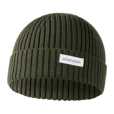 Imagen de Höhenhorn Nordföhn gorro de punto lana merino, unisex, invierno, verde, Talla única
