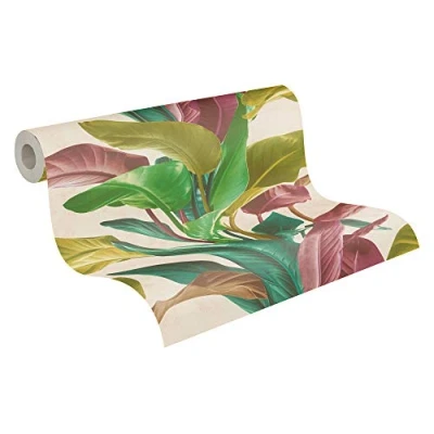 Imagen de Papel pintado Flores Antonio Barcelona Metropolitan Stories 2 A.S. Création tejido no 10.05 m x 0.53 De Colores Crema Fabricado en Alemania 378621 37862 1