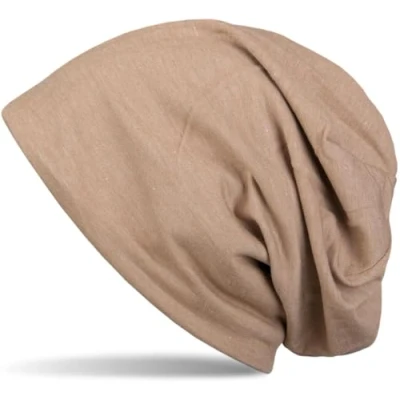 Imagen de styleBREAKER Gorro clásico Liso Unisex con Tejido Polar Interior, Forrado 04024008, Color:Marrón Claro