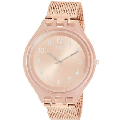 Imagen de Swatch Reloj Analogico para Mujer de Cuarzo con Correa en Acero Inoxidable SVUP100M