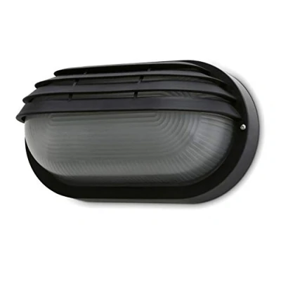 Imagen de DOPO LIGHTING aplique pared exterior FAR (L.20.5cm) luz IP44 lampara E27 plafon terraza 21W