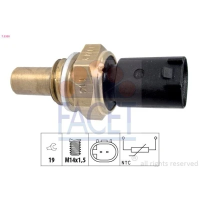 Imagen de Sensor, temperatura del aceite FACET 7.3350