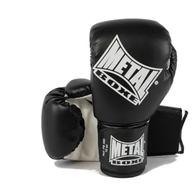 Imagen de Metal boxe Gants de Bleu 6 oz