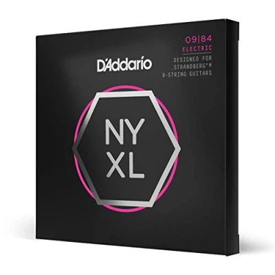 Imagen de D&#039;Addario NYXL0984 Nickel Wound Strandberg 8 String Electric Guitar Strings, Super Light, 09 84