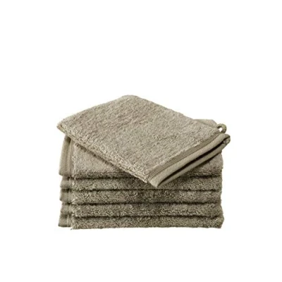 Imagen de de Witte Lietaer Contessa Luxe Guantes baño, algodón, 16 x 22 cm, 6 Unidades, Color marrón