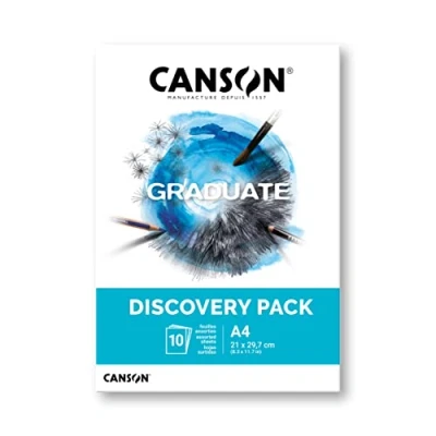 Imagen de Canson Graduate, Discovery Pack, mini pk, A4 21x29,7cm, 10 hojas