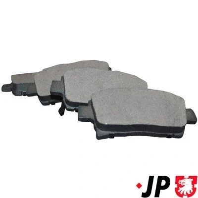 Imagen de JP GROUP 4863602210 Juego de pastillas freno Eje delantero con avisador acústico desgaste TOYOTA: Corolla IX Hatchback, Yaris I Hatchback