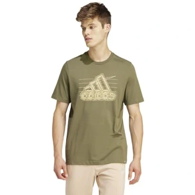 Imagen de adidas Hombre Growth Badge Graphic tee, Olive strata, L