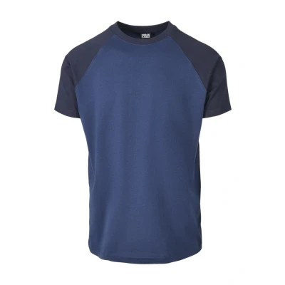 Imagen de Urban Classics Raglan Contrast Camiseta estampada, Hombre, Talla: 4XL, Darkblue
