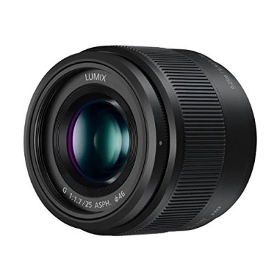 Imagen de Panasonic Lente Lumix 25 mm F1.7 H H025E K Prime, negro Compatible con montura Micro 4/3 y Olympus
