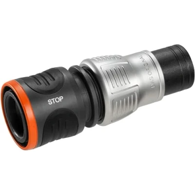 Imagen de Gardena 18253 50 Conector stop Premium, 13 mm (1/2&quot;) 15 (5/8&quot;), aquastop, resistente a las heladas, empaquetado