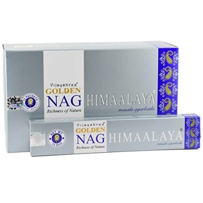 Imagen de VIJAYSHREE GOLDEN NAG CHIMAALAYA 15 GR. X 12 CAJITAS = 180 GR.…