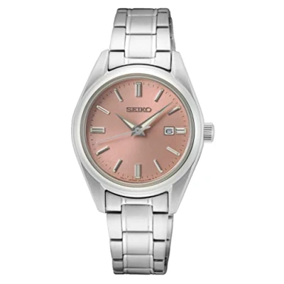 Imagen de Seiko Reloj Analógico para Mujeres de Cuarzo con Correa en Acero Inoxidable SUR529P1